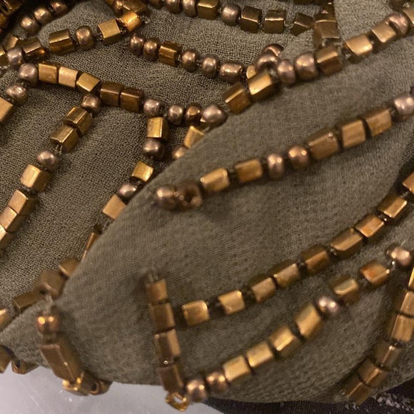 POLO RALPH LAUREN - NWT - tank: 🫒 w gold beads on both sides, lined - XL - Picture 13 of 16